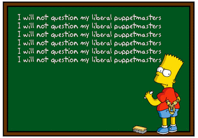 Bart Simpson liberal tribe