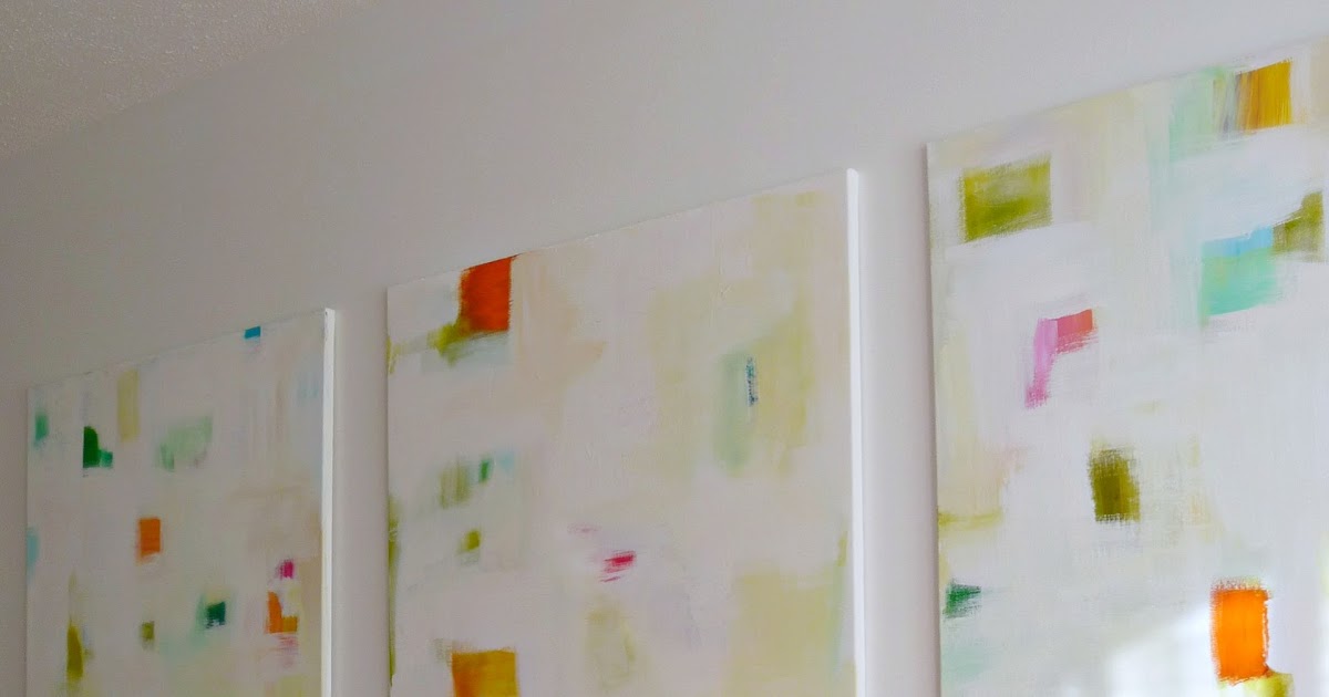 Colourful DIY Abstracts How to Make Your Own Art Dans le Lakehouse