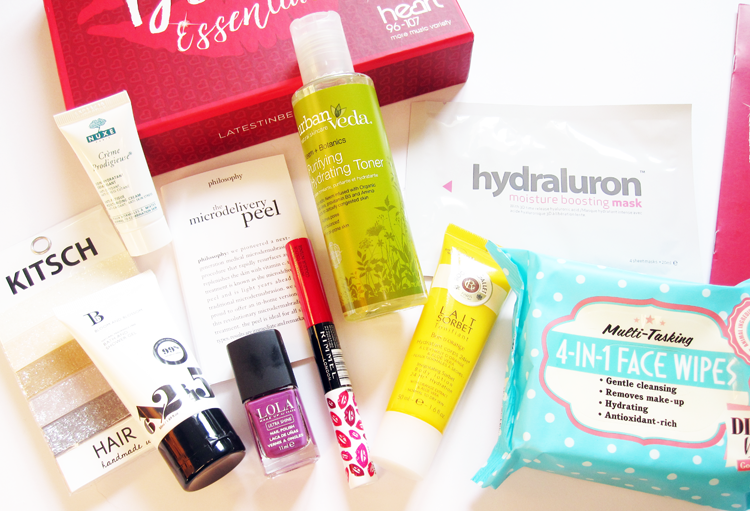 Latest In Beauty - Heart Beauty Essentials Box review