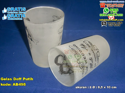 Gelas Doff Putih Gelas Doff Putih