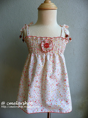 cmelor sewing kids shiring dress