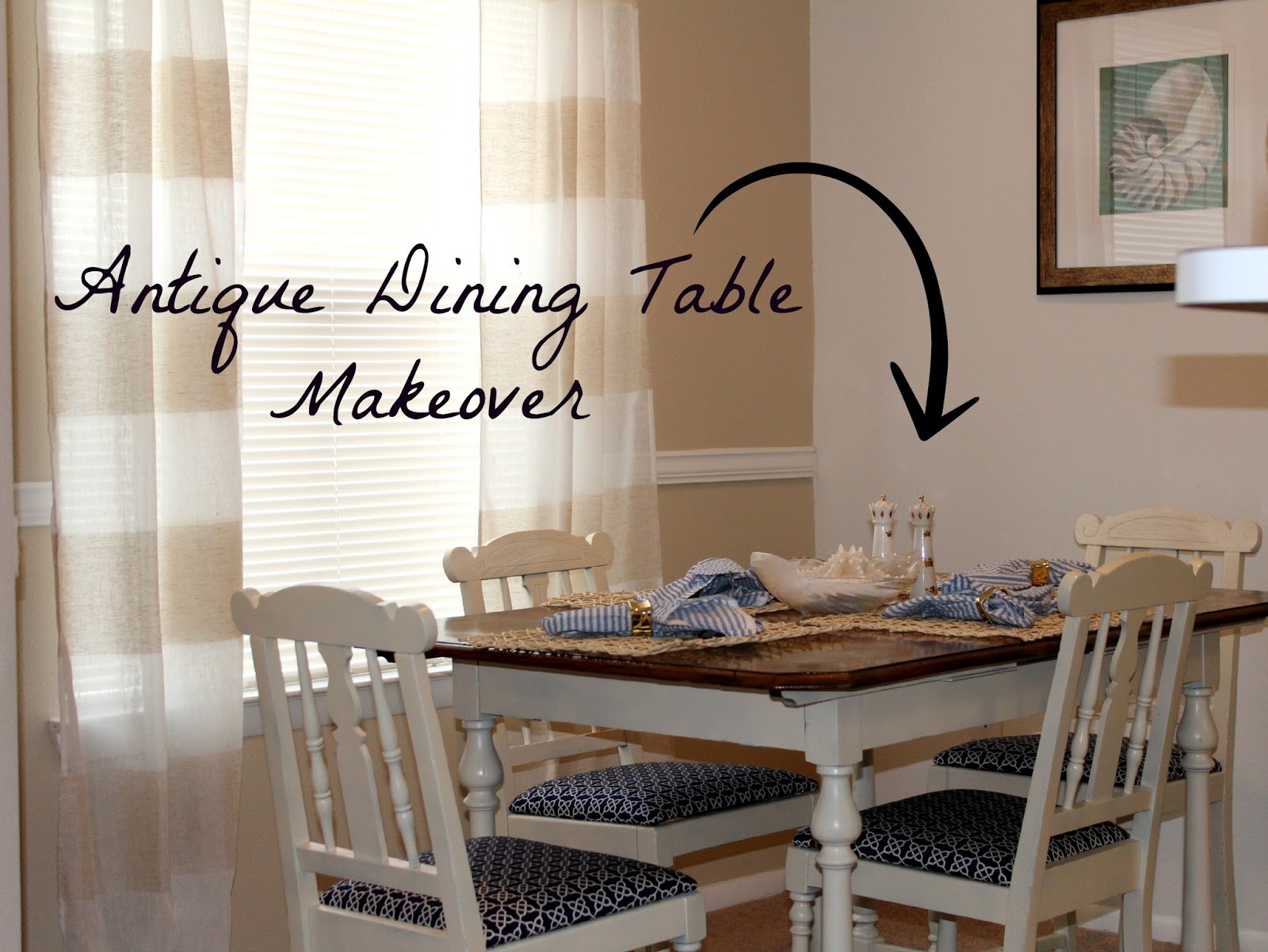 The Southern Antique Dining Table Makeover