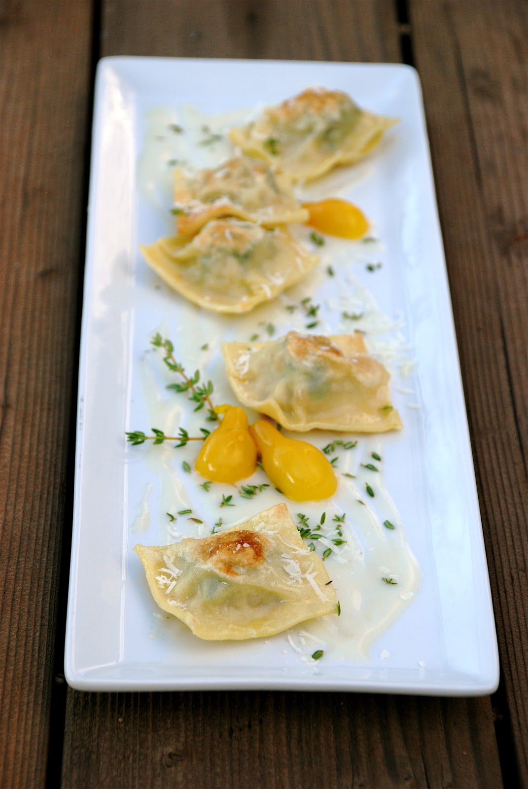 I Want My Umami Prosciutto di San Daniele and Kale Ravioli with