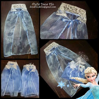 capa elsa frozen passo a passo