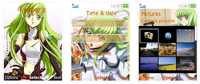 C.C.@反叛的魯路修SonyEricsson手機主題for Elm/Hazel/Yari/W20﹝240x320﹞