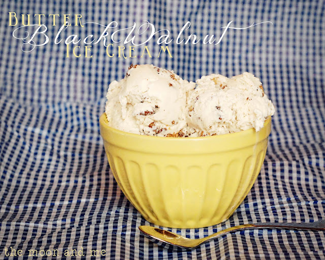 The Moon and Me Butter Black Walnut Homemade Ice Cream