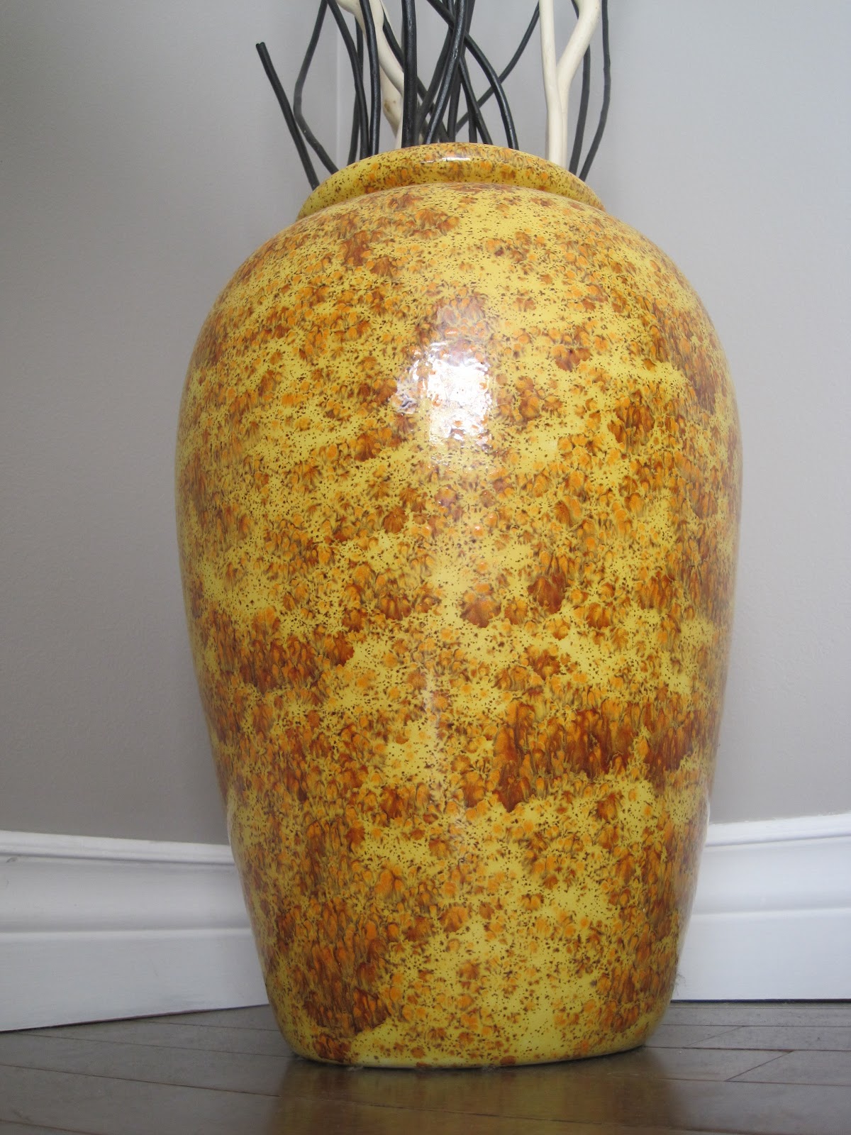 The {Frugal} Abode Mustard yellow {Vase}