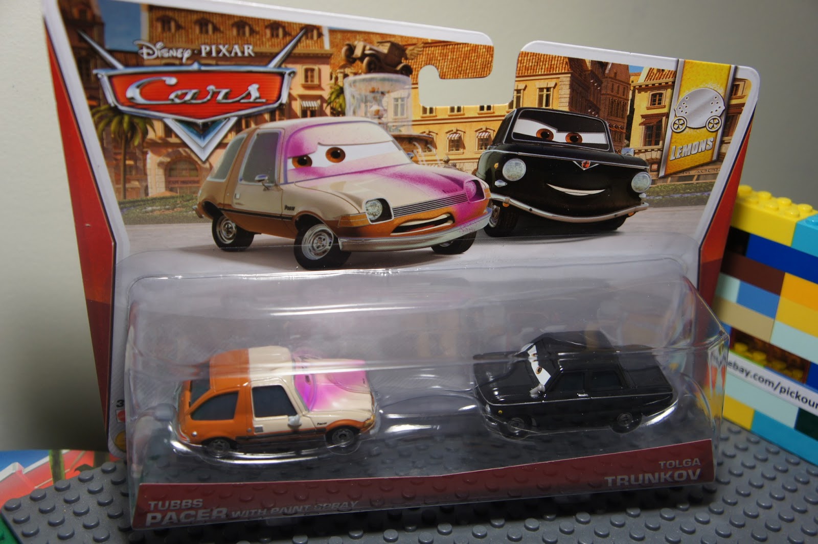 Disney Pixar Cars TUBBS PACER Spray Paint & TOLGA TRUNKOV Diecast