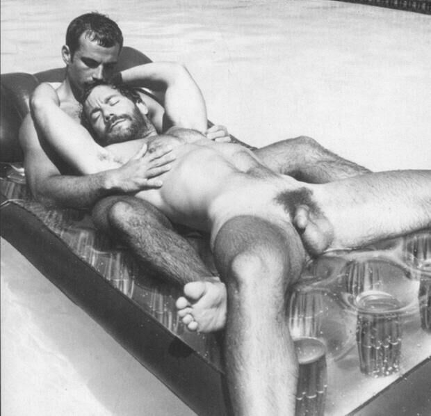 Vintage gay nude titjob