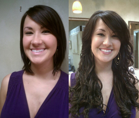 Clip In Extensions Styling The Bride