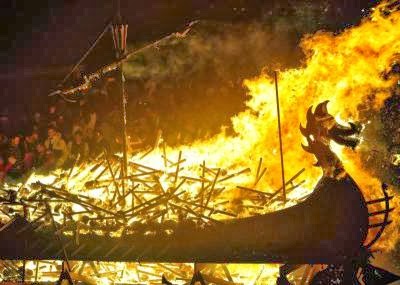 BRITAIN-TRADITION-VIKING