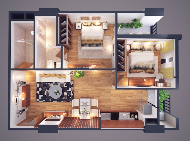 căn hộ loại B diện tích 72m2 căn hộ loại B diện tích 72m2