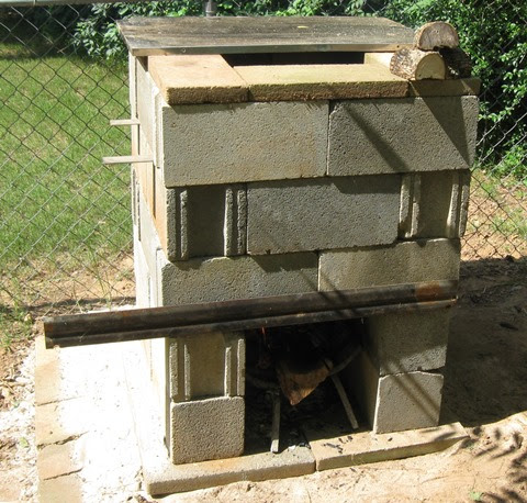 adventures of a curious fellow cinder block bbq pit smoker