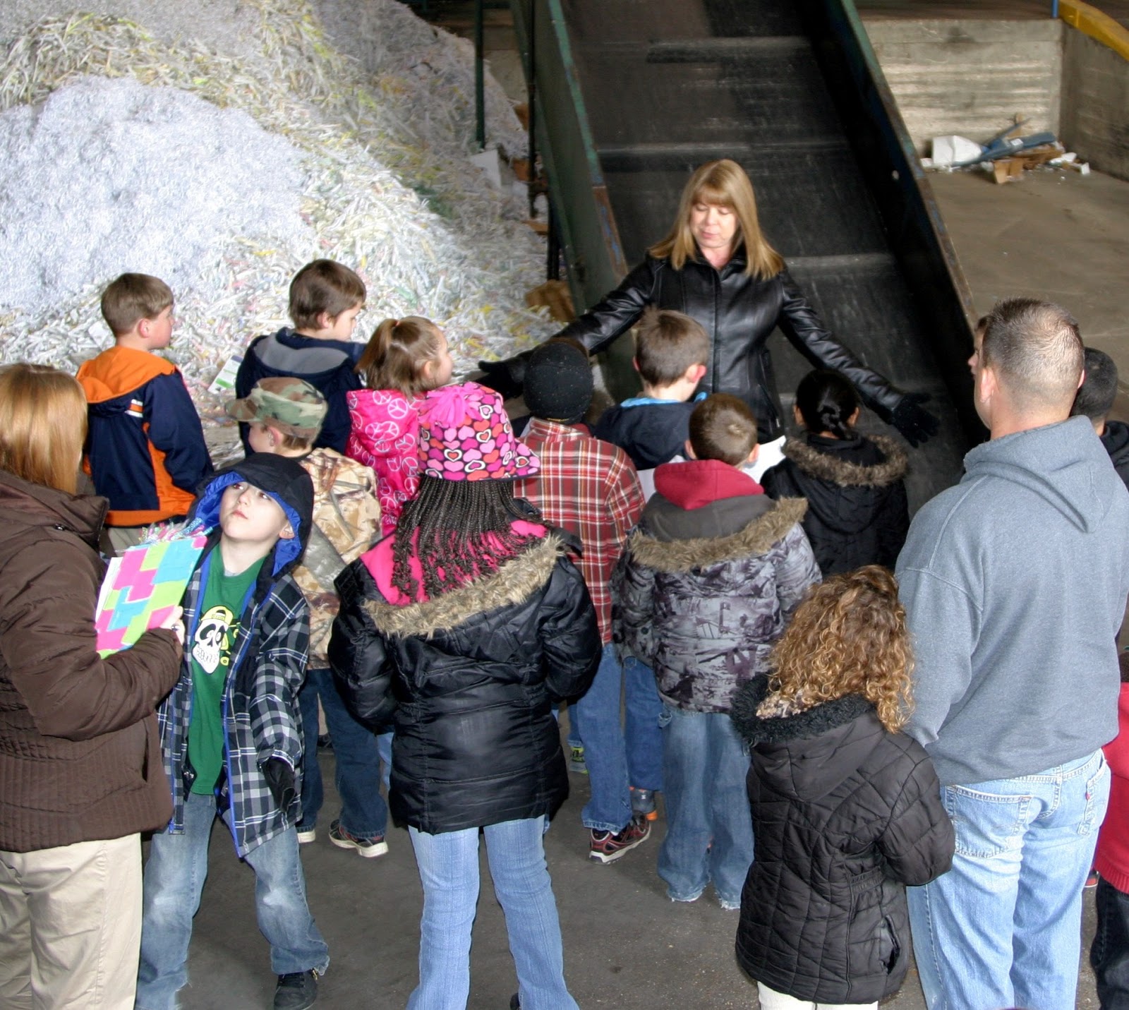 City of Rolla, Missouri Wood Elementary students tour Rolla Recycling