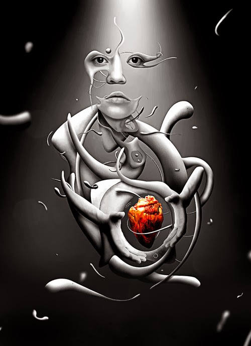 Amazing Abstract Heart Surreal Photoshop Tutorial Amazing Abstract Heart Surreal Photoshop Tutorial