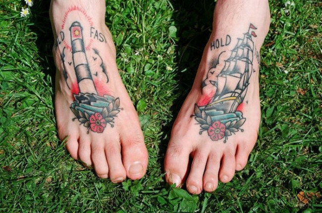 Crazy Tattoos ship tattoo
