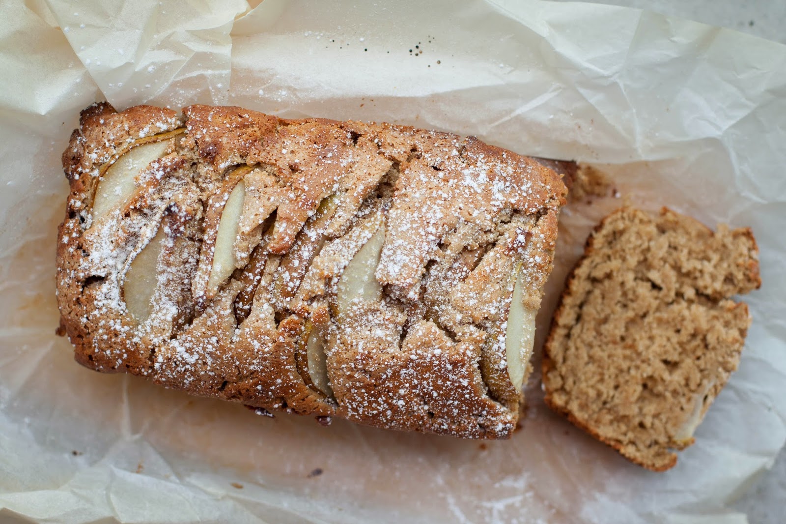 Buttered Up Spiced Buttermilk Cake with Pears
