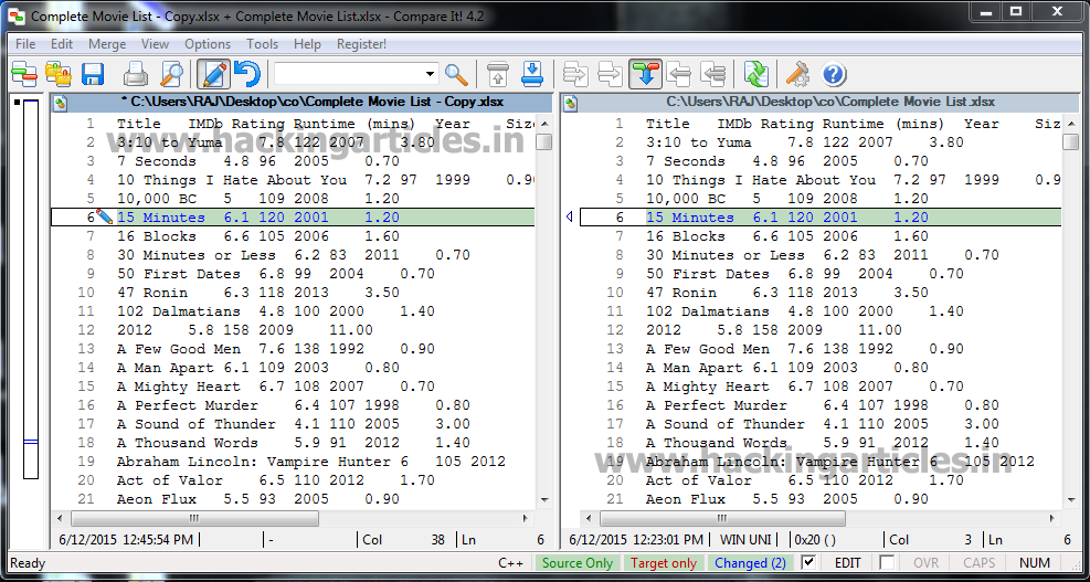 forensic file comparison investigation with Compare It