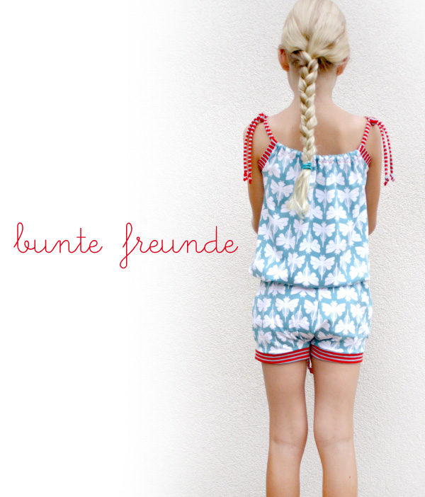 bunte freunde Jumpsuit Nr. 2 nach einer gratis SchnittAnleitung