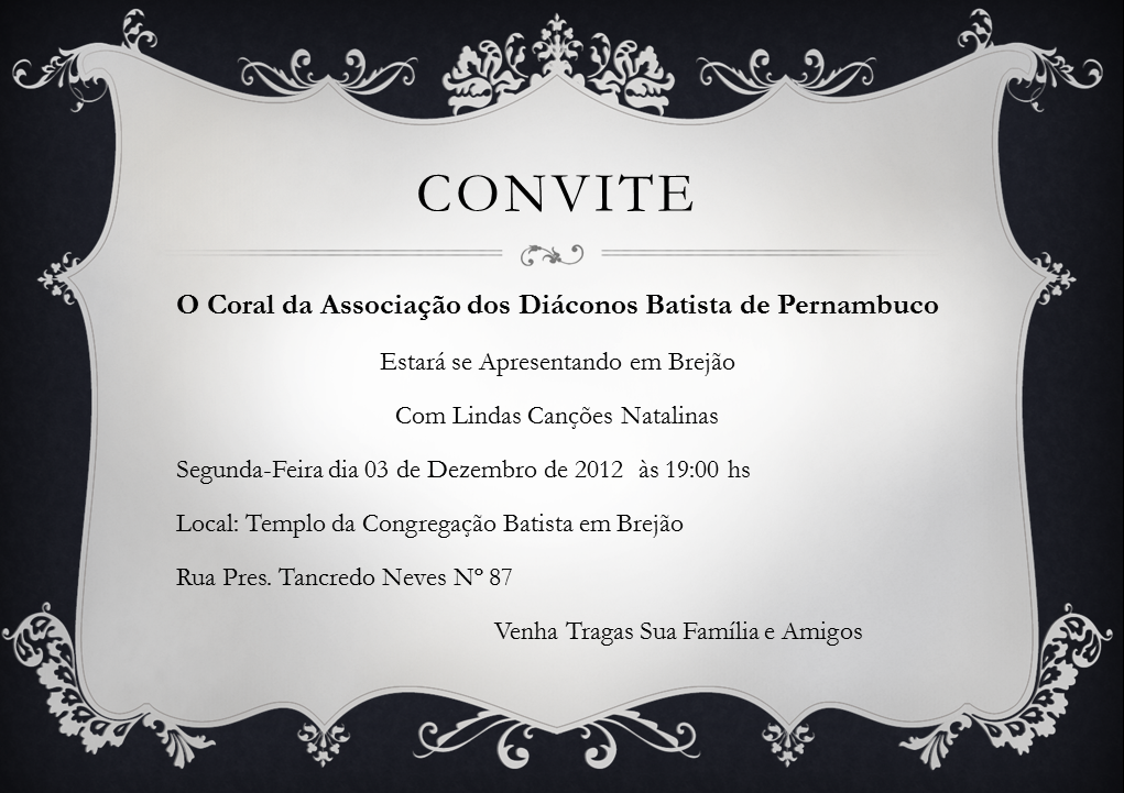 Informativo UHBBC- PE " União de Homens Batista de Bom Conselho Informativo UHBBC- PE " União de Homens Batista de Bom Conselho
