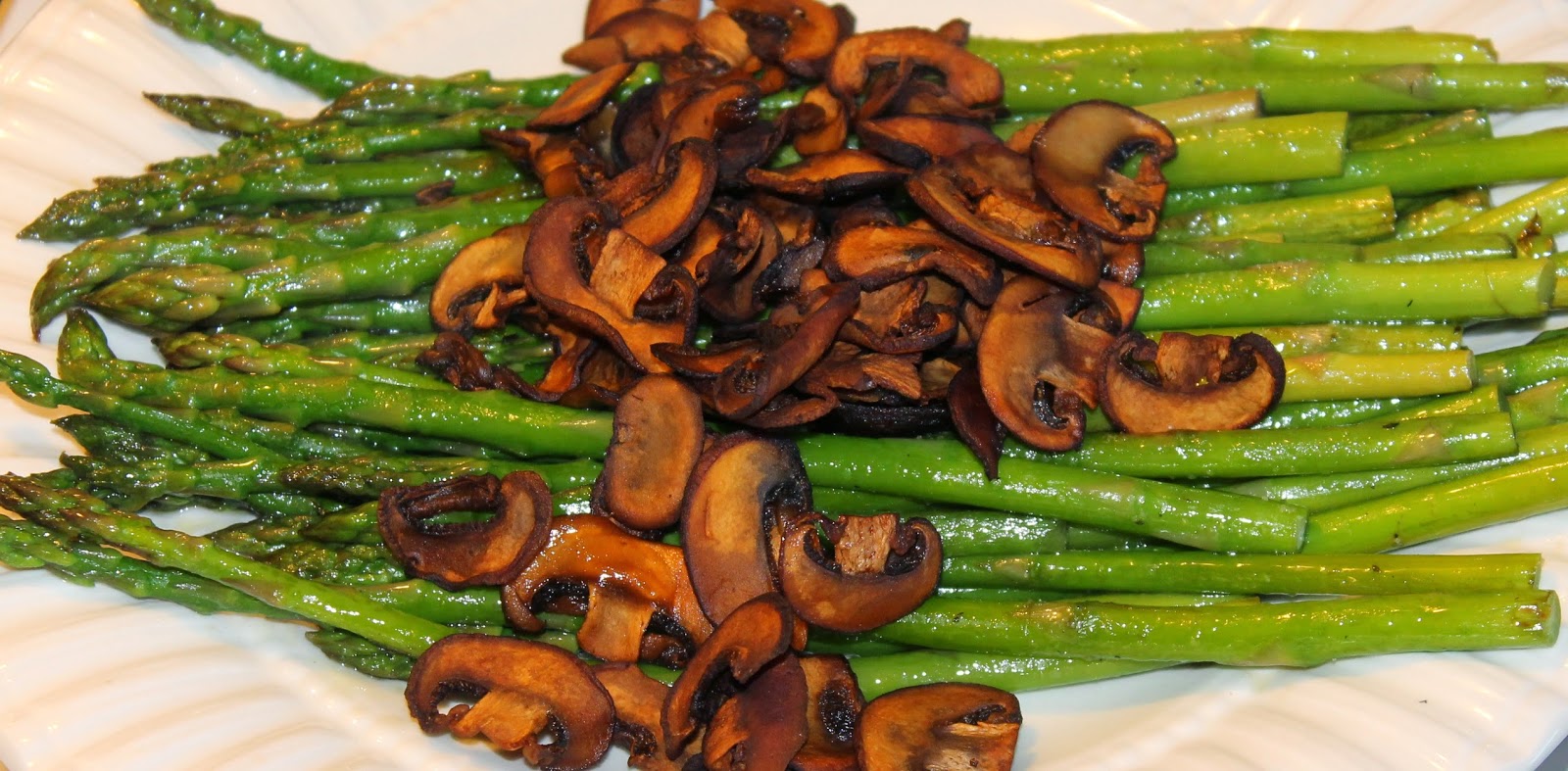 Jen's Real Food Kitchen Asparagus With Mushrooms