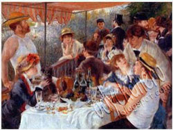 Luncheon of The Boating Party oleh Pierre Auguste Renoir