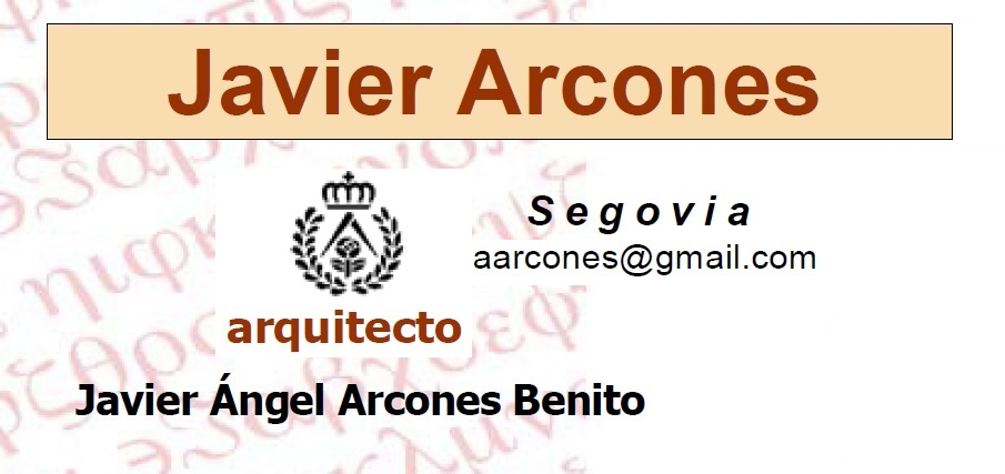 Javier Arcones -arquitecto-