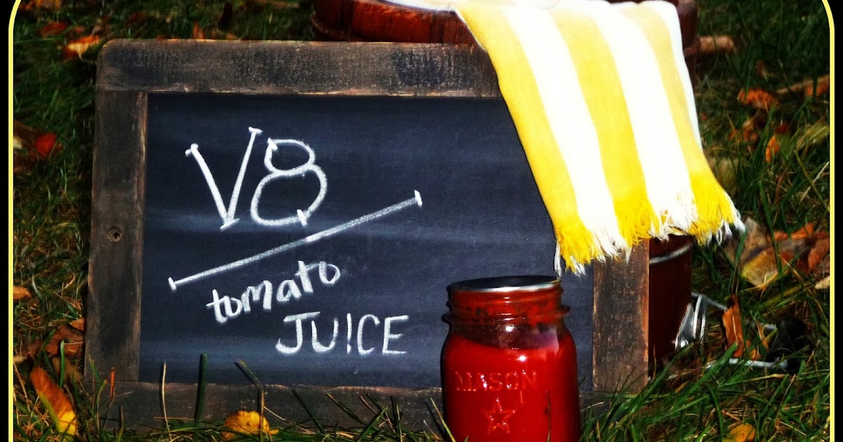 {I Think I Can} Canned V8Tomato Juice