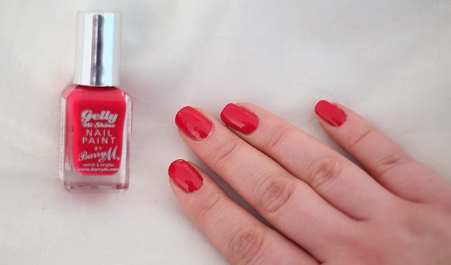 barry m gelly hi-shine in pomegranate