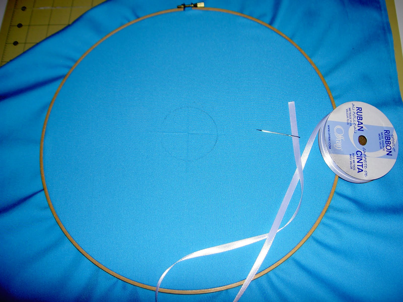 Chapman Place Ribbon Flower Pillow