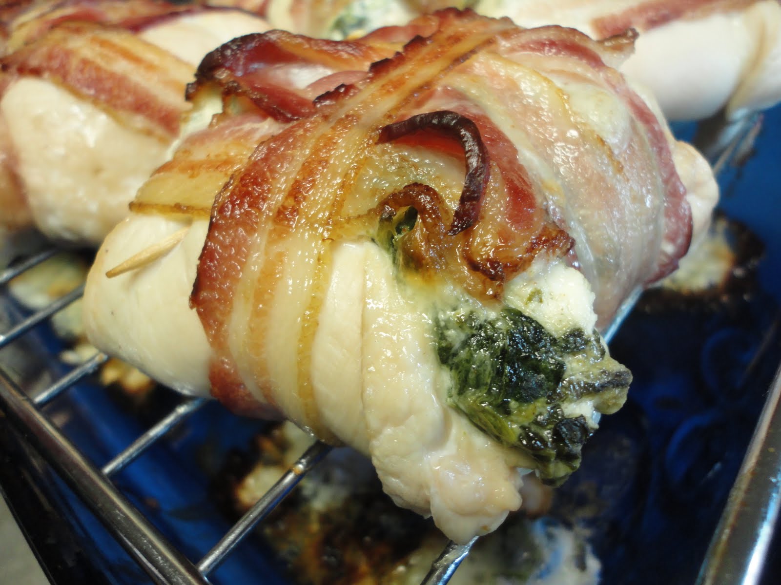 The Frickin Chicken Spinach Dip Stuffed Chicken Breast