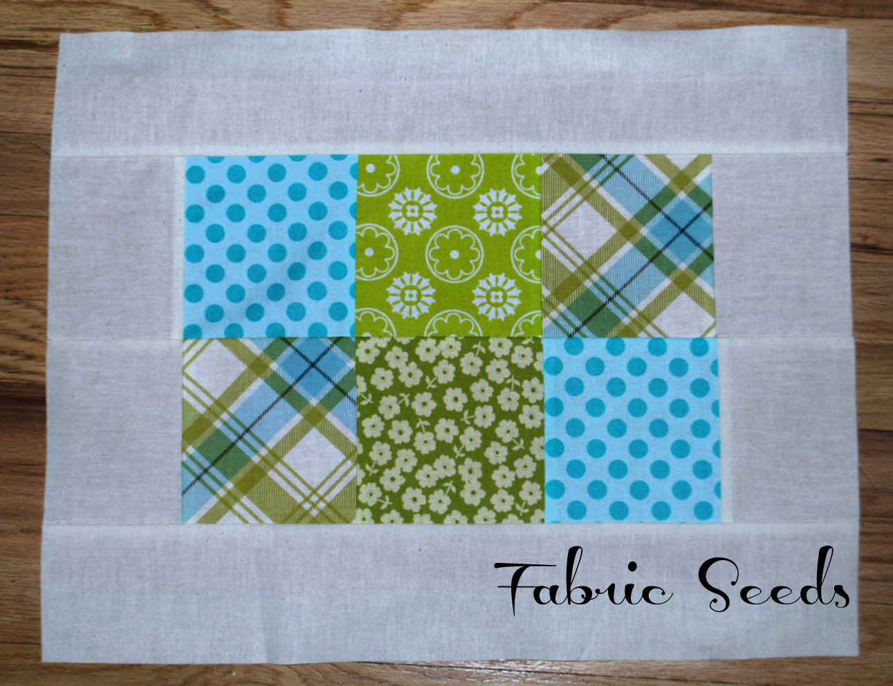 Fabric Seeds li'l twister quilt