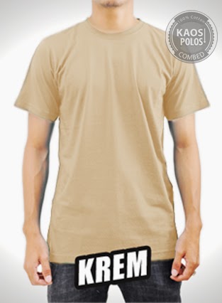 Kaos Polos Krem Kaos Polos Krem