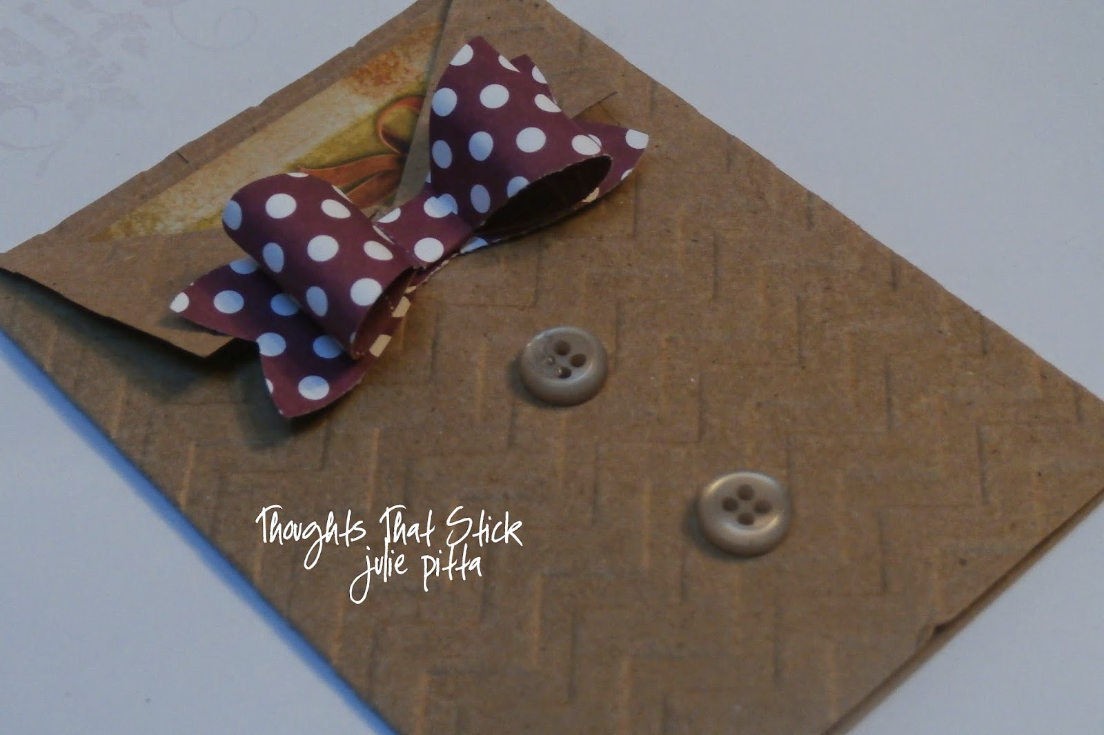 Thoughts that Stick Bow Tie Gift Card