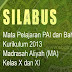 Silabus Kurikulum 2013 Mapel PAI Dan Bahasa Arab Untuk Madrasah Aliyah