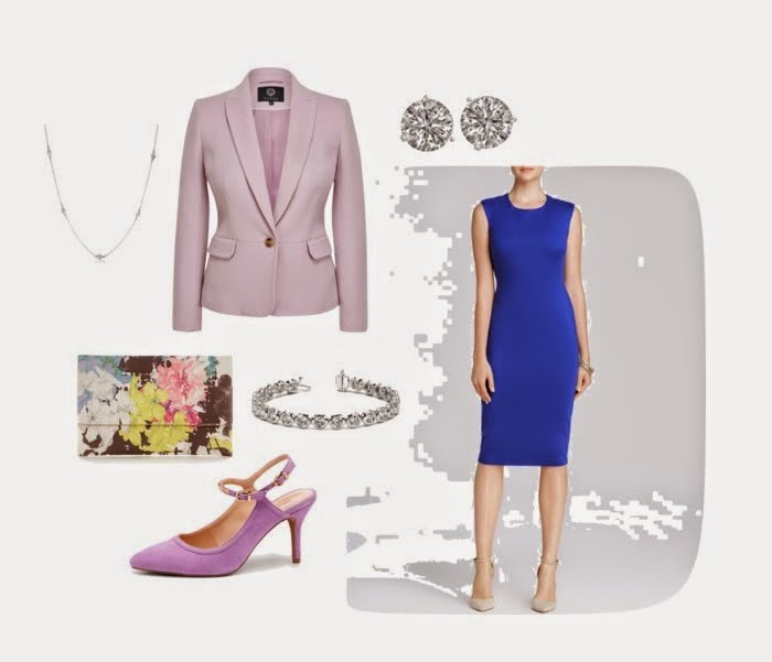 today's agenda Ways to wear a lavender blazer.