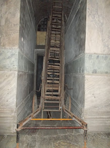 Hand-made Portable stairs  used for cleaning and restoration of Ayasofya(Hagia Sofia).