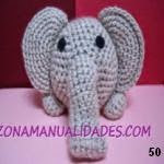 patron gratis elefante amigurumi, free pattern amigurumi elephant 