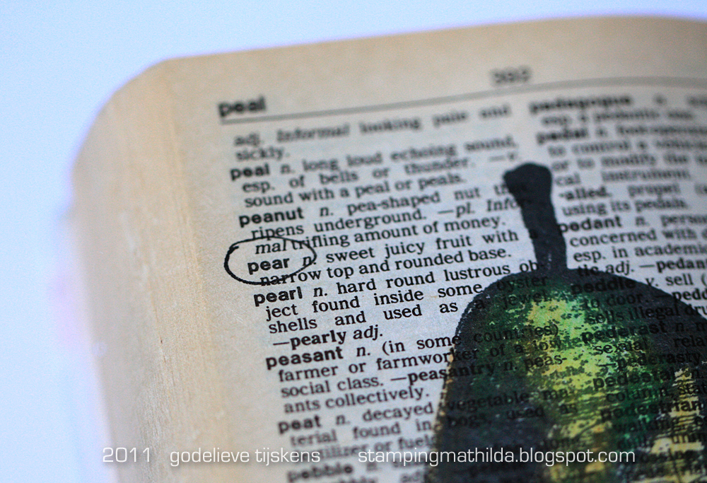 StampingMathilda Dictionary Pear