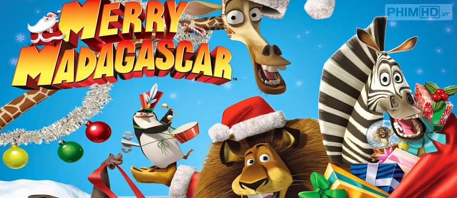 Phim Giáng Sinh Ở Madagascar VietSub HD | Merry Madagascar 2009