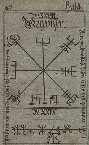 Questionement sur des symboles Huld-Vegvisir