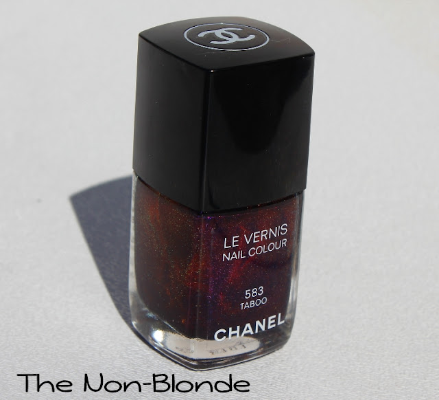 CHANEL #583 Taboo swatches and review