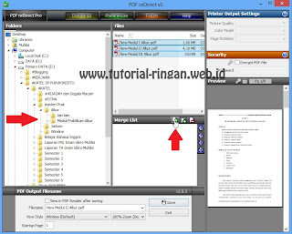 Pilih file PDF anda Pilih file-file PDF anda
