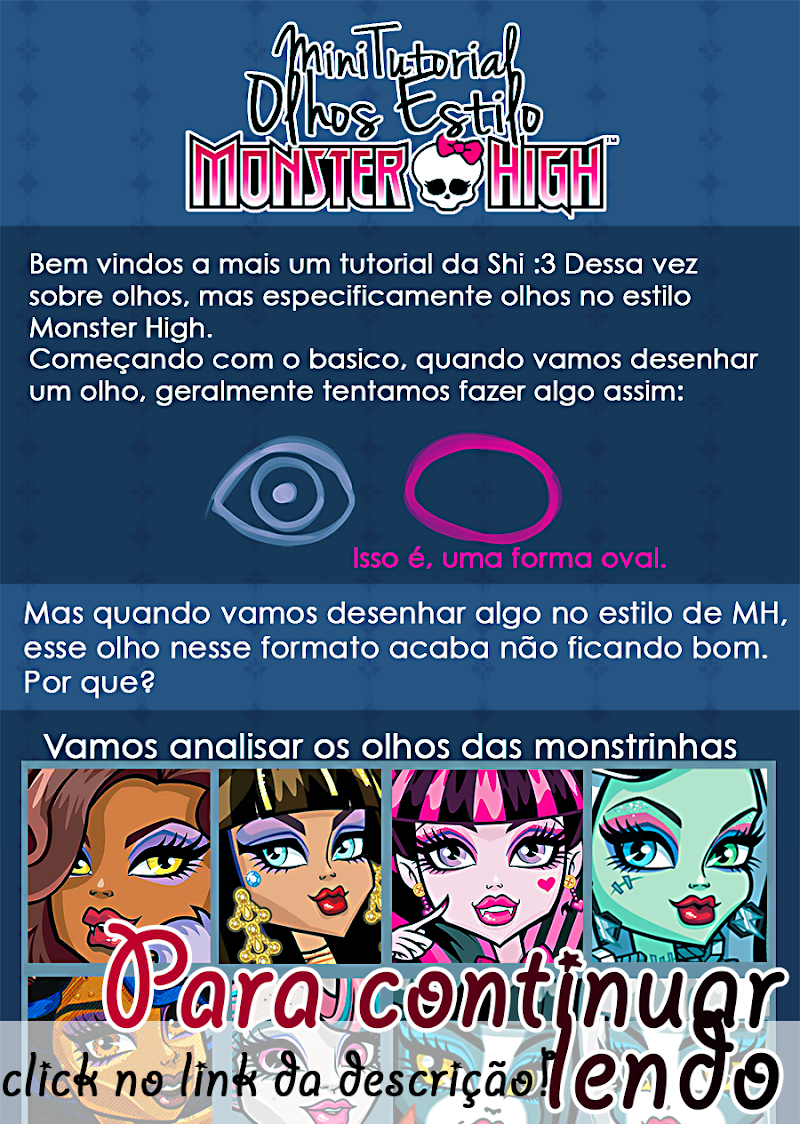 [Arte] Tutorial Olhos Estilo Monster High