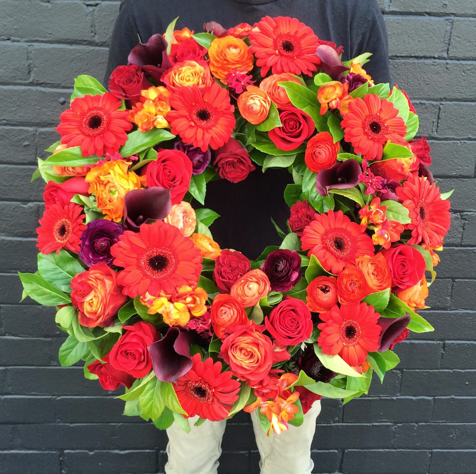 Urban Flower Three Beautiful Funeral Wreaths