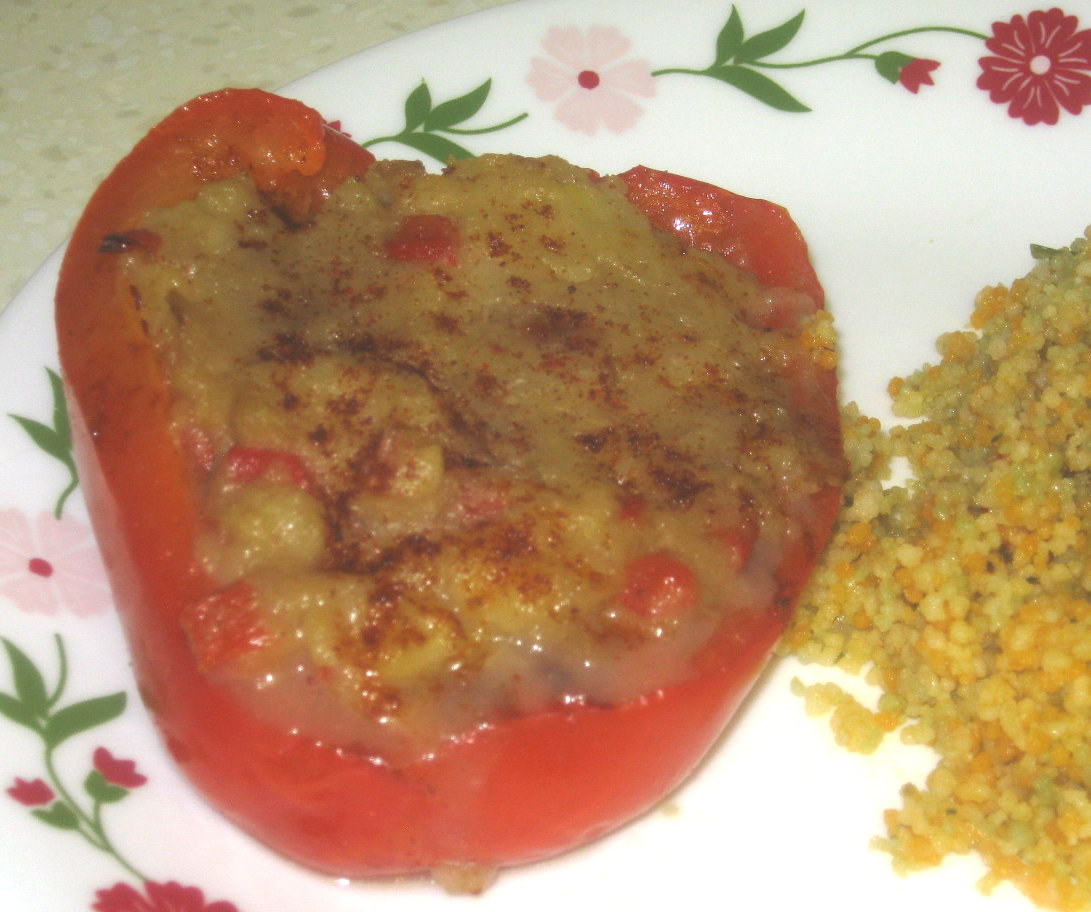 Mashed Potato Stuffed Peppers