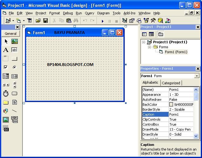 CARA MEMBUAT PROGRAM SEDERHANA MENGGUANAKAN VISUAL BASIC