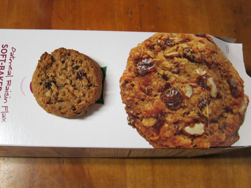 Review Kashi TLC Oatmeal Raisin Flax Cookies Brand Eating