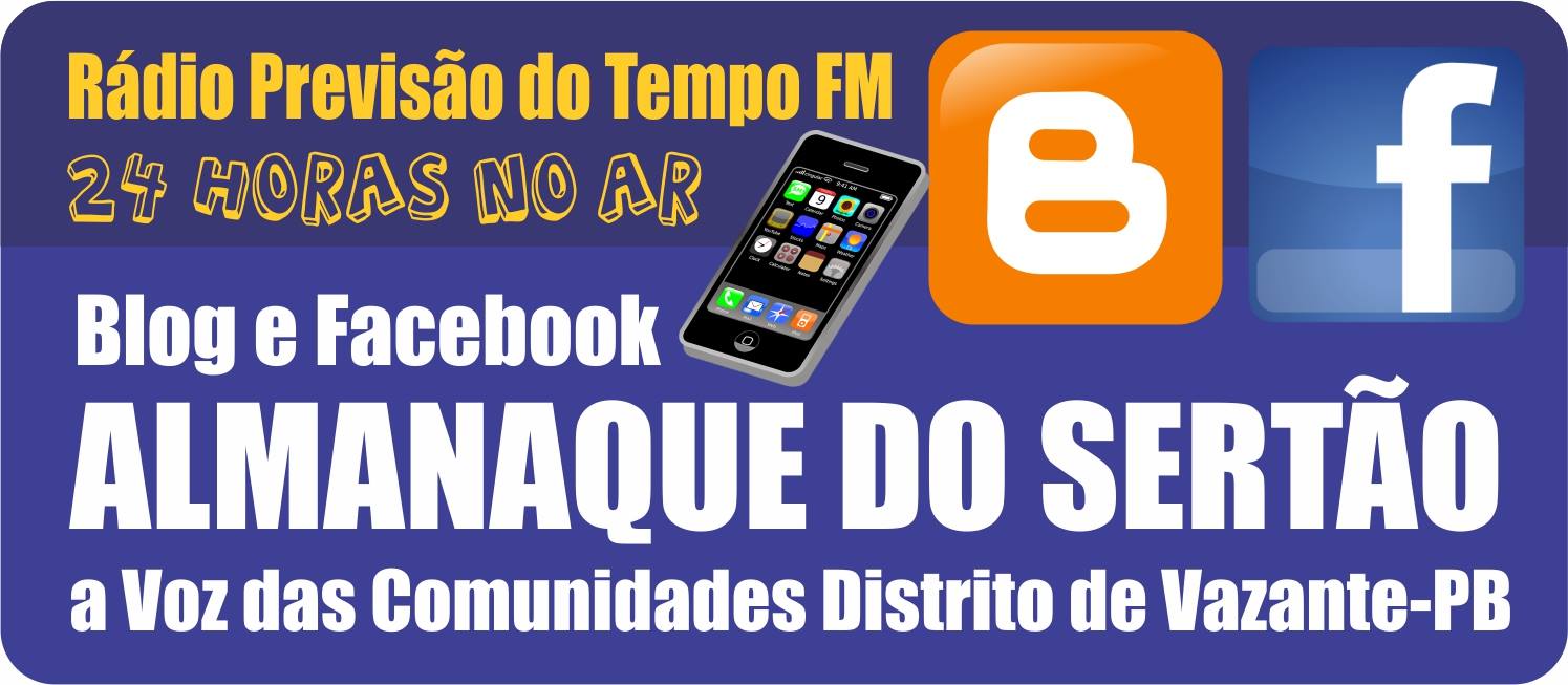 breve  no  facebook ALMANAQUE  DO SERTÃO  VEM  A RADIO PREVISÃO  DO TEMPO FM