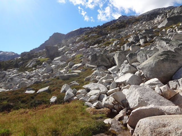 Field of granite, Mt. Gandalf, Tolkien Group, BC
